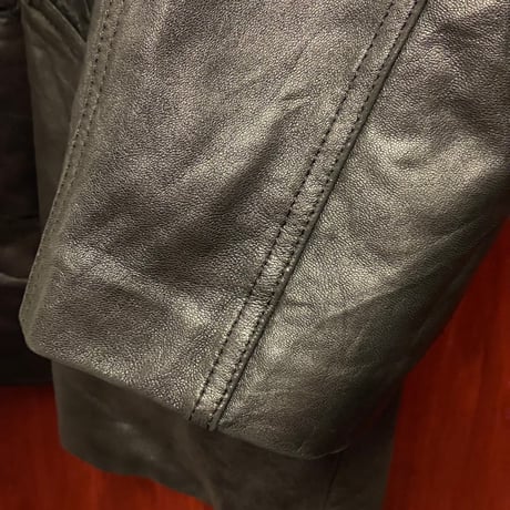 MADE IN JAPAN製 Roberto Ricci ラムレザージャケット ブラック