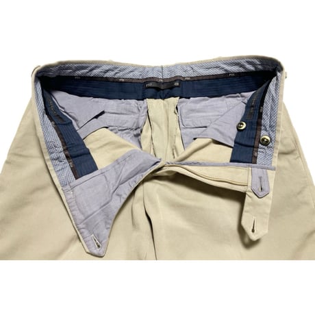 MADE IN ROMANIA製 PT01 GENTLEMAN FIT コットンストレッチスラックス ベージュ 48サイズ