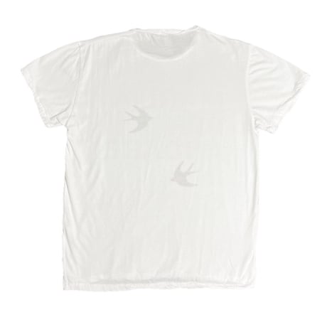 ★新品★ MADE IN ITALY製 MAGLIA 2024年SSモデル 「COLLINA」 ロゴプリント クルーネックTシャツ ホワイト S～Lサイズ