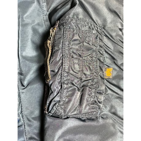 MADE IN USA製 ALPHA INDUSTRIES N3-Bジャケット ネイビー Lサイズ