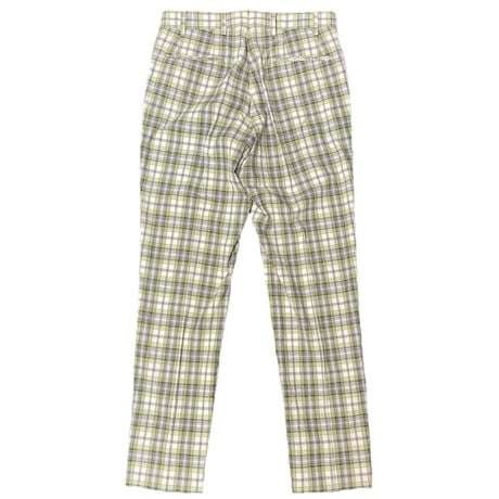 【SDI取り扱い】MADE IN ROMANIA製 VIGANO チェック柄コットンスラックス マルチカラー