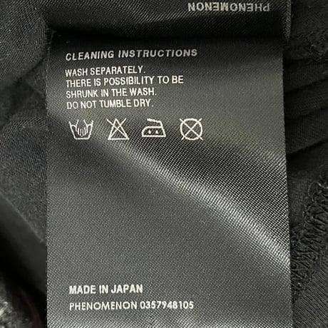 MADE IN JAPAN製 PHENOMENON 2010年AWモデル プリントTシャツ ブラック L/40サイズ