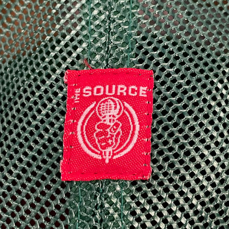 激レア THE SOURCE CLOTHING COMPANY 刺繍入りメッシュキャップ グリーン