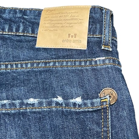 MADE IN ITALY製 entre amis GAGAモデル デニムパンツ インディゴ W30/44サイズ
