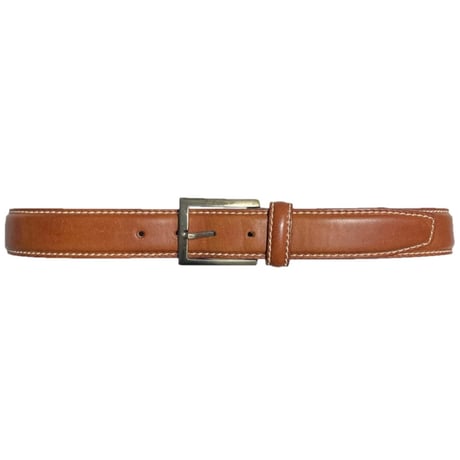 MADE IN ITALY製 SARTORIA GEMMATI MILANO レザーベルト ブラウン W100サイズ