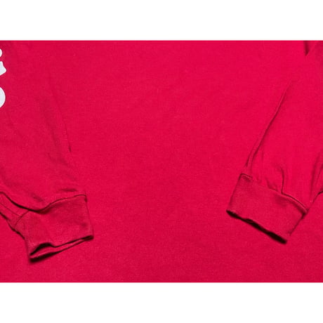 BEAMS T × Coca Cola コラボレーション長袖Tシャツ レッド Mサイズ
