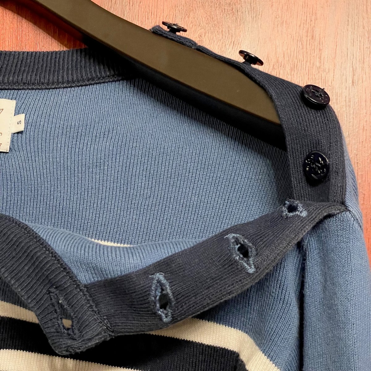 MADE IN FRANCE製 Fileuse d'Arvor ボーダー柄クルーネック