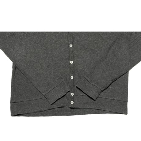HUGO BOSS REGULAR FIT コットンカーディガン チャコールグレー Sサイズ