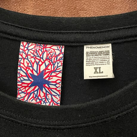 MADE IN JAPAN製 PHENOMENON 2009年モデルプリントTシャツ ブラック XLサイズ