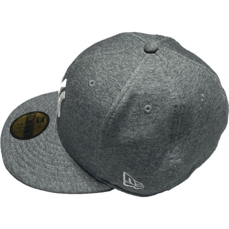 NEW ERA NEWYORK YANKEES スウェット生地ベースボールキャップ グレー 7 3/8サイズ
