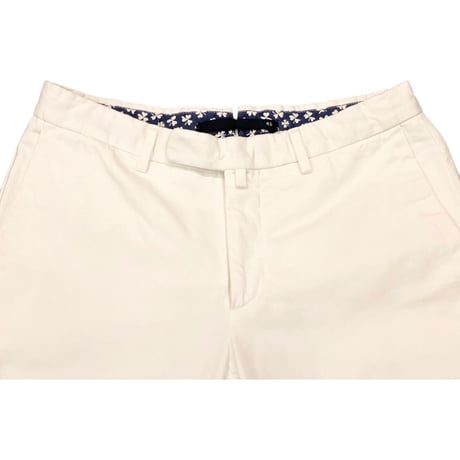 INCOTEX コットンハーフパンツ ホワイト 46サイズ