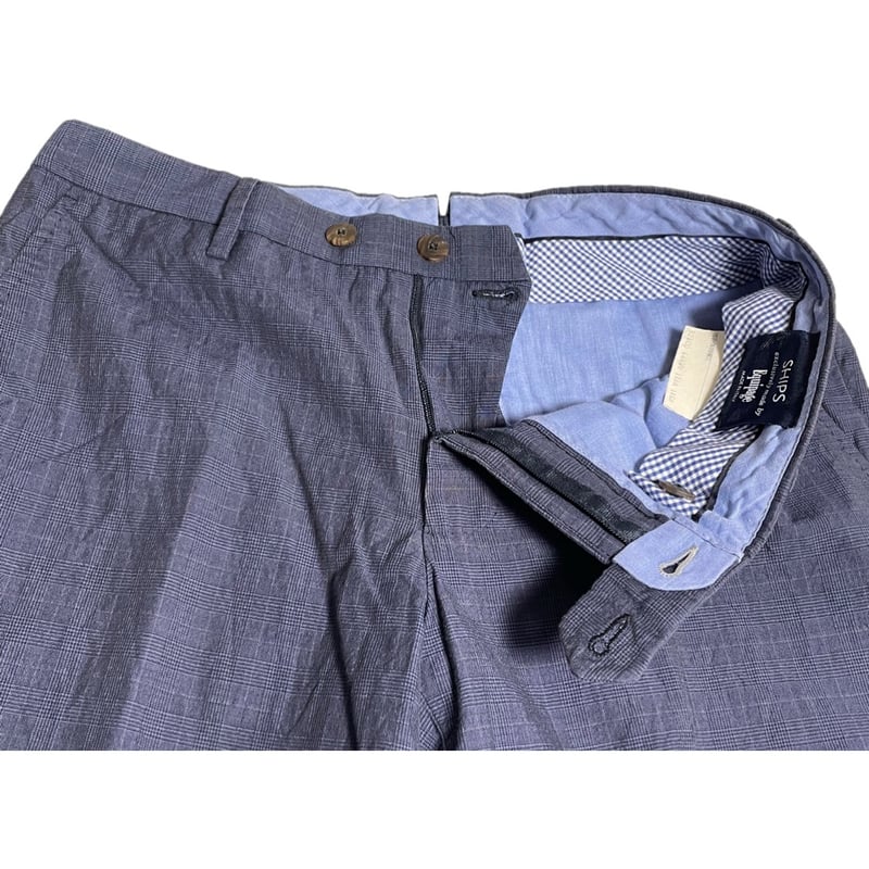 イタリア製　Equipage　シップス　デニムスラックスパンツ44 イタリア製Equipageシップスデニムスラックスパンツ44