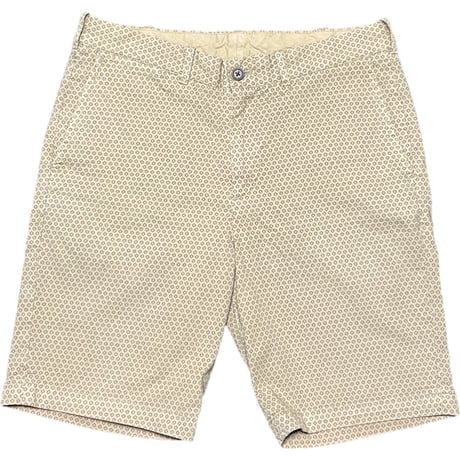 BEAUTY & YOUTH UNITED ARROWS 総柄ハーフパンツ ベージュ Sサイズ
