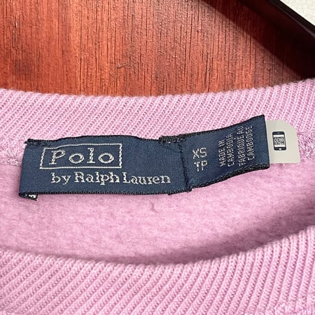 Polo by Ralph Lauren 裏起毛スウェットトレーナー パープル XSサイズ