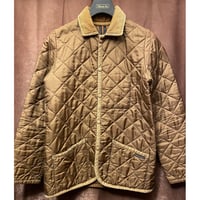 ▲訳あり商品▲ MADE IN ENGLAND製 LAVENHAM キルティングジャケット ブラウン 36/48サイズ