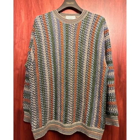 No.1393 VINTAGE ヴィンテージ ニット 総柄ニット 3Dニット No.1393 VINTAGE ヴィンテージ ニット 総柄ニット 3Dニット | ヤマダ