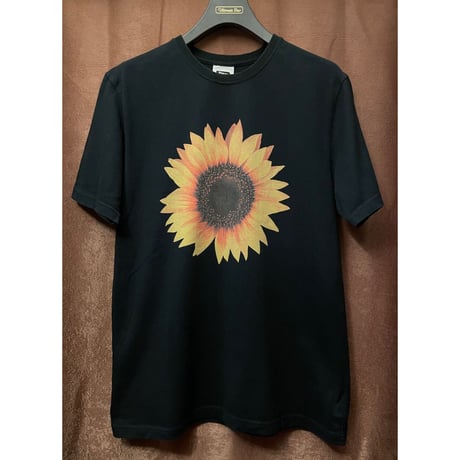 MADE IN JAPAN製 SWAGGER ひまわりプリントTシャツ ブラック Mサイズ