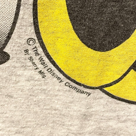 MADE IN USA製 PREMIER SPORTSWEAR × The Walt Disney Company by Sherry Mig ミッキー&ミニーマウス Tシャツ グレー Lサイズ