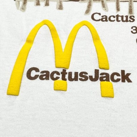 激レア CactusJack TRAVIS SCOTT × McDonald’s コラボレーションTシャツ ホワイト Lサイズ
