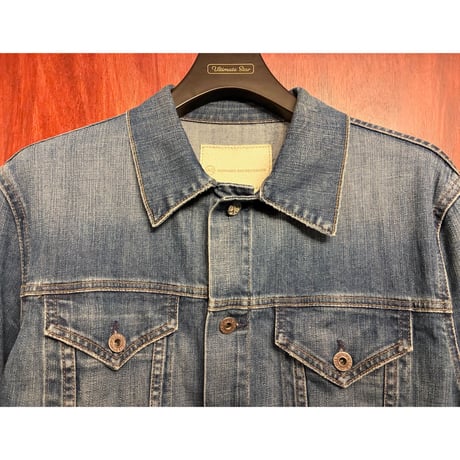MADE IN USA製 AG ADRIANO GOLDSCHMIED JAKE DENIM JACKET デニムジャケット インディゴ Sサイズ