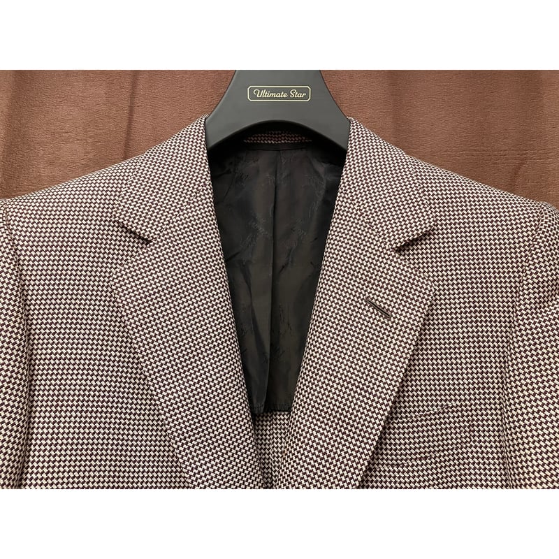 イタリア製　ブリオーニ　ベルテッド　裏総柄　デザインコート　ブラウン　４４ TAGLIATORE 【FINAL SALE】TAGLIATORE【タリアトーレ】バル