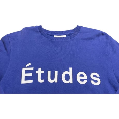 MADE IN PORTUGAL製 Études studio スウェットトレーナー ブルー XSサイズ