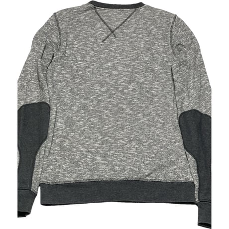 MADE IN PORTUGAL製 Nudie Jeans 長袖スウェットトレーナー 杢グレー XSサイズ
