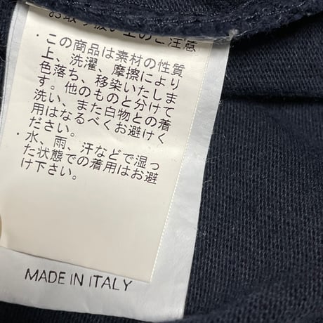 MADE IN ITALY製 BARENA ショールカラートレーナー ネイビー 48サイズ