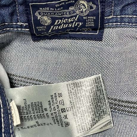 DIESEL デニムハーフパンツ ライトインディゴ W30サイズ