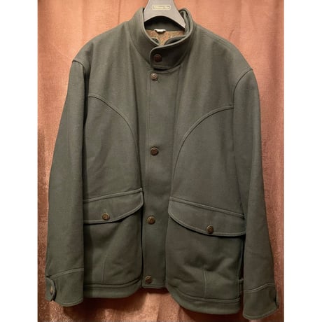 MADE IN ITALY製 PAL ZILERI フルジップウールジャケット ダークグリーン 48サイズ