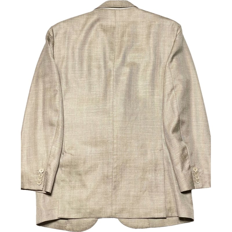 MADE IN ITALY製 Loro Piana ウールシルクリネン混シャドー MADE IN ITALY製 Loro Piana ウールシルクリネン混シャドー