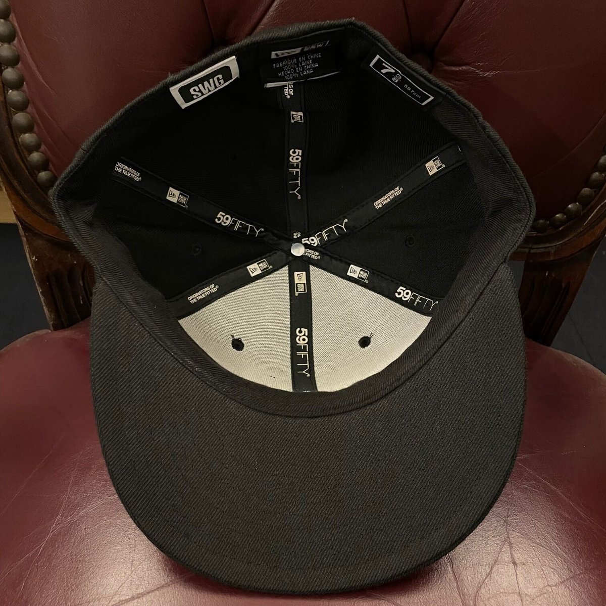 NEW ERA × SWAGGER SWGロゴベースボールキャップ ブラック 7-3/8