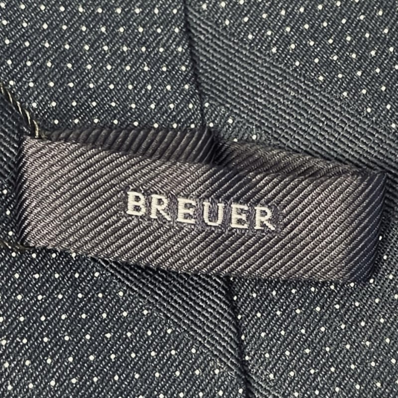 美品　BREUER　ブラウン　ストライプ　 ネクタイ　イタリア製　ハンドメイド 美品 BREUER ブラウン ストライプ ネクタイ イタリア製