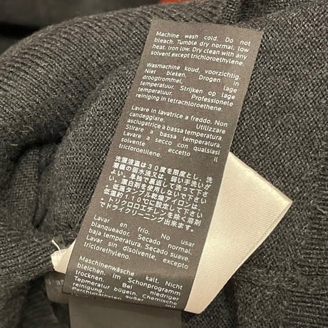 DENHAM クルーネックコットンセーター チャコールグレー 2サイズ
