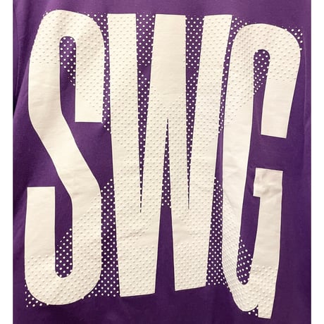 レア MADE IN JAPAN製 SWAGGER 10周年記念プリントTシャツ パープル Lサイズ