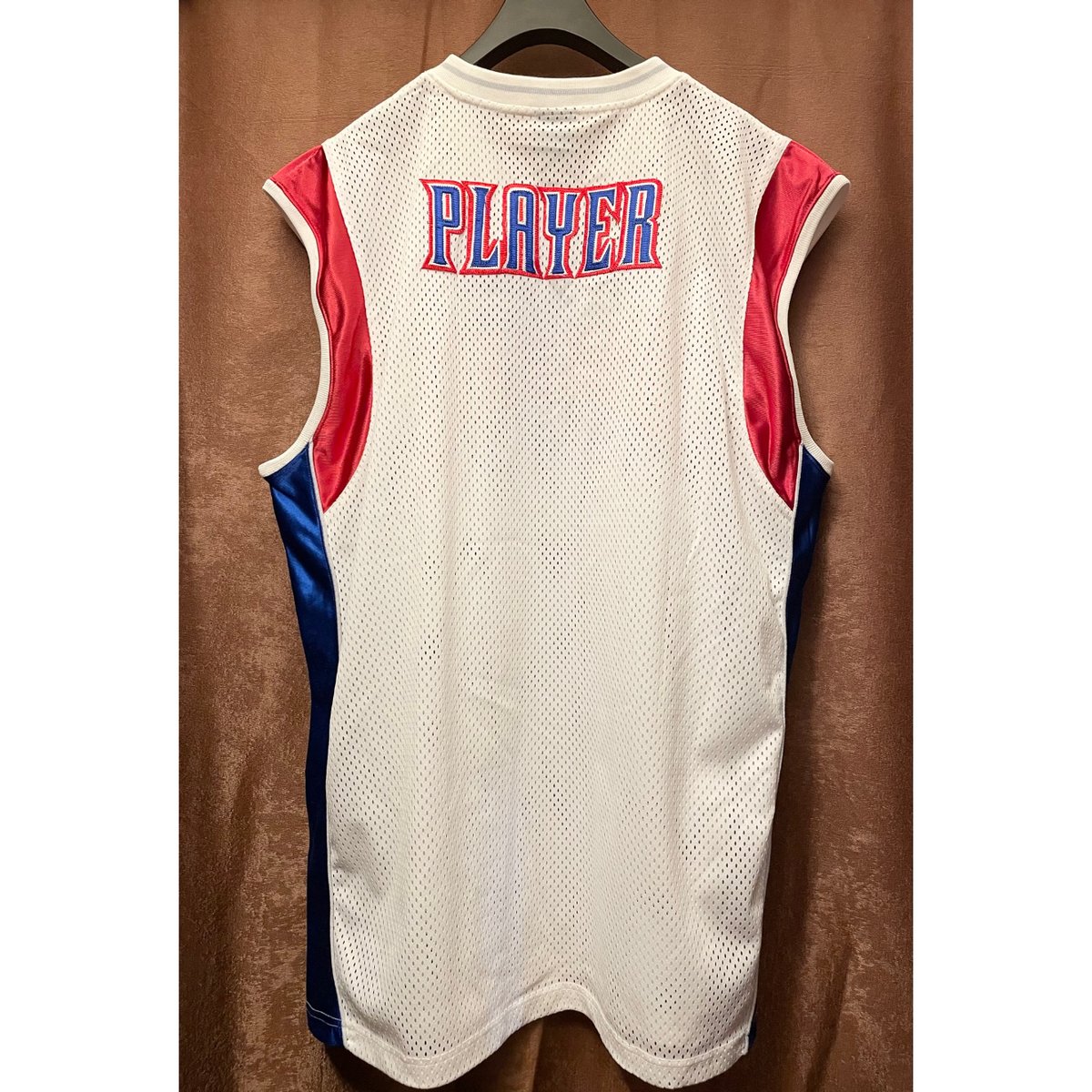 KAZZROCK ORIGINAL バスケットボールゲームジャージ ホワイト XXL