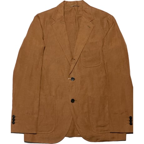 ☆タグ付き新古品☆ UNITED ARROWS リネンレーヨンテーラードジャケット ブラウン Lサイズ