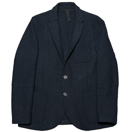MADE IN ITALY製 HARRIS WHARF LONDON ウールテーラードジャケット ネイビー 46サイズ