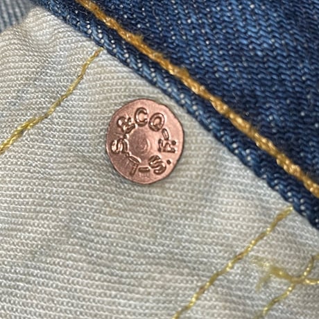 希少 MADE IN USA 555 バレンシア工場製 LEVI'S 501XX BIGE 復刻セルビッチデニムパンツ インディゴ W31×L36