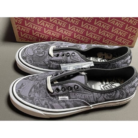 ☆箱、タグ付き新古品☆ NEIGHBORHOOD × MR.CARTOON × VANS AUTHENTIC 44 DX トリプルネームスニーカー グレー US9.5/27.5cm