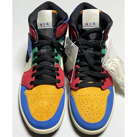 ☆黒タグ付き新古品☆ NIKE AIR JORDAN1 MID SE FEARLESS BLUE THE GREAT スニーカー マルチカラー 10.5/28.5cm