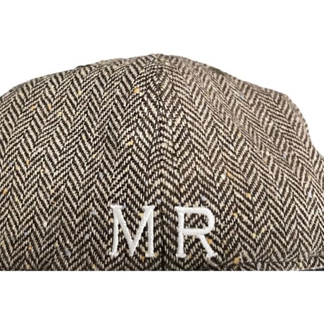 NEWERA × MISTERGENTLEMAN ミックスツイードウールベースボールキャップ ブラウン 7-3/8 58.7cm