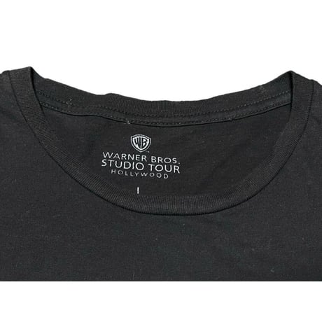 WARNER BROS. STUDIO TOUR ロゴプリントTシャツ ブラック Lサイズ