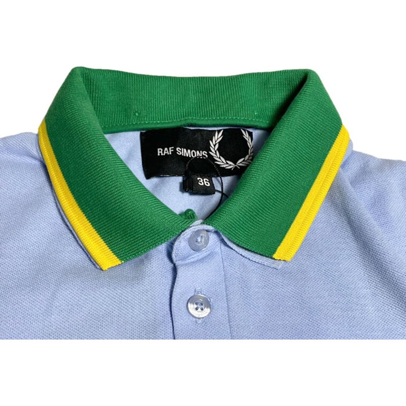 ☆タグ付き新古品☆ FRED PERRY × RAF SIMONS Wネーム替え襟付き半袖鹿 