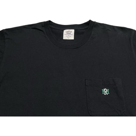 MISTERGENTLEMAN 胸ポケット付き半袖Tシャツ ブラック Mサイズ
