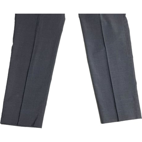 PT01 TRAVELLER Slim Fit 千鳥格子スラックス チャコールグレー 48サイズ