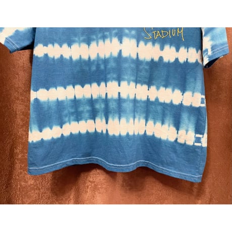 STADIUM Championボディ タイダイ染めTシャツ ブルー Sサイズ