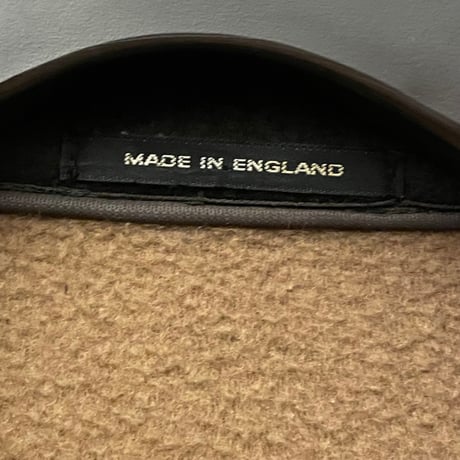 MADE IN ENGLAND製 BROOKS BROTHERS SPORT ステンカラーウールコート ブラウン ダークグリーン Mサイズ