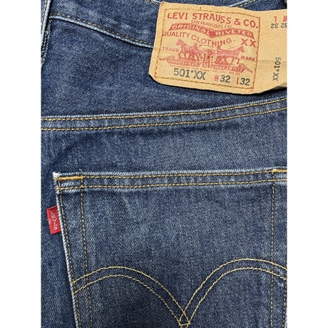 LEVI'S 501XX デニムパンツ インディゴ W32×L32 メキシコ製