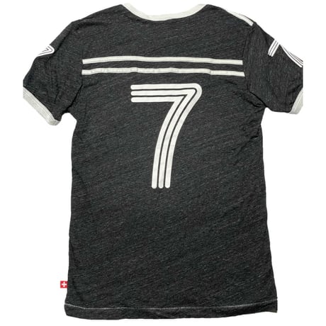 ☆タグ付き新古品☆ MADE IN USA製 ANDREW CHRISTIAN VネックTシャツ チャコールグレー XLサイズ